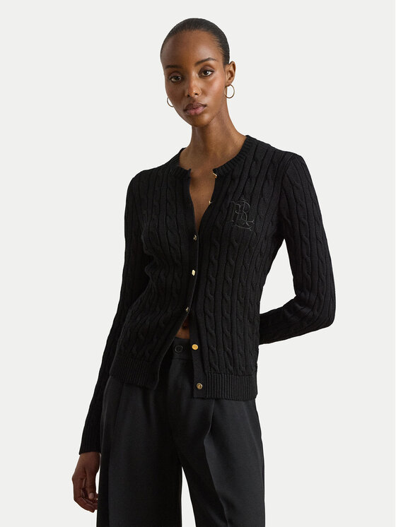 LAUREN RALPH LAUREN Cardigan 200P14040003 Negru Regular Fit