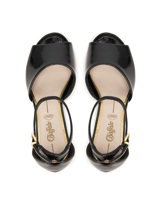 Buffalo Buffalo Sandali Jessie Neat 1291668 Nero