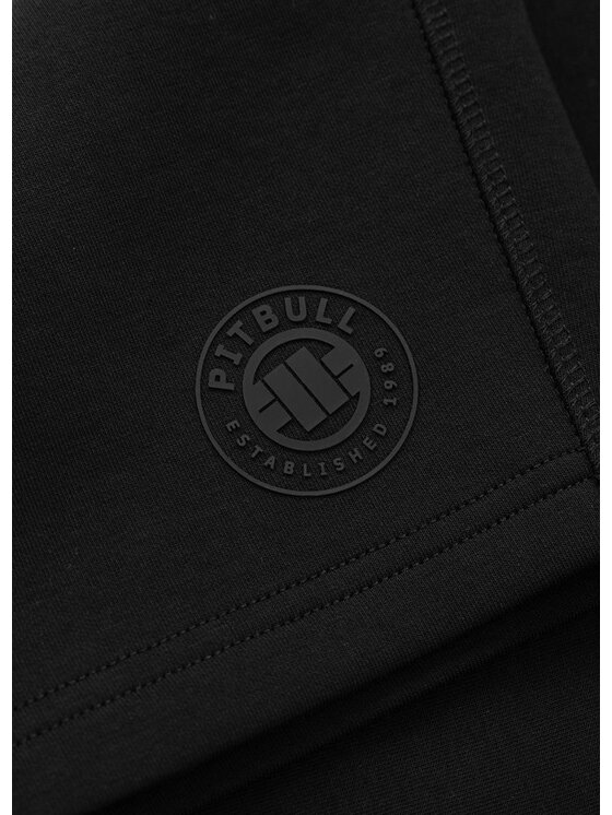 PITBULL PITBULL Szorty materiałowe Szorty dresowe męskie DOGWOOD XXL Czarny Regular Fit