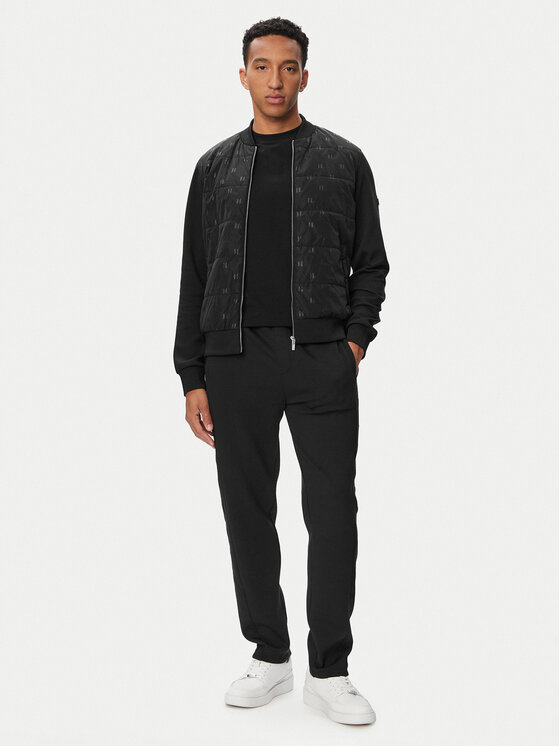 KARL LAGERFELD KARL LAGERFELD Bomber striukė 505061 563902 Juoda Regular Fit
