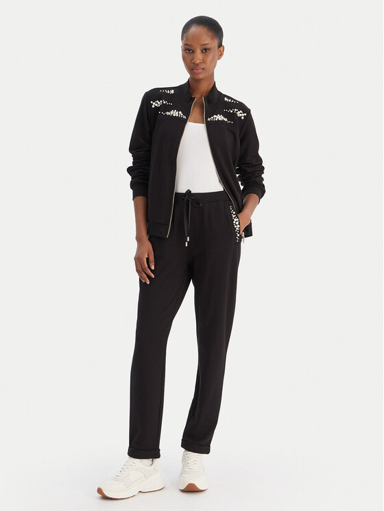 Liu Jo Sport Liu Jo Sport Pantaloni da tuta TF5155 FS576 Nero Regular Fit