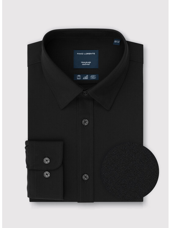 Pako Lorente Pako Lorente Koszula P26WF-1X-028 Czarny Slim Fit