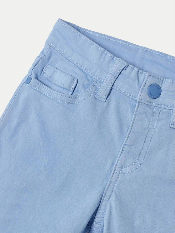 Mayoral Mayoral Pantalon scurți din material 204 Albastru Regular Fit