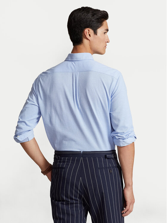 Polo Ralph Lauren Polo Ralph Lauren Košile 710932545001 Světle modrá Custom Fit