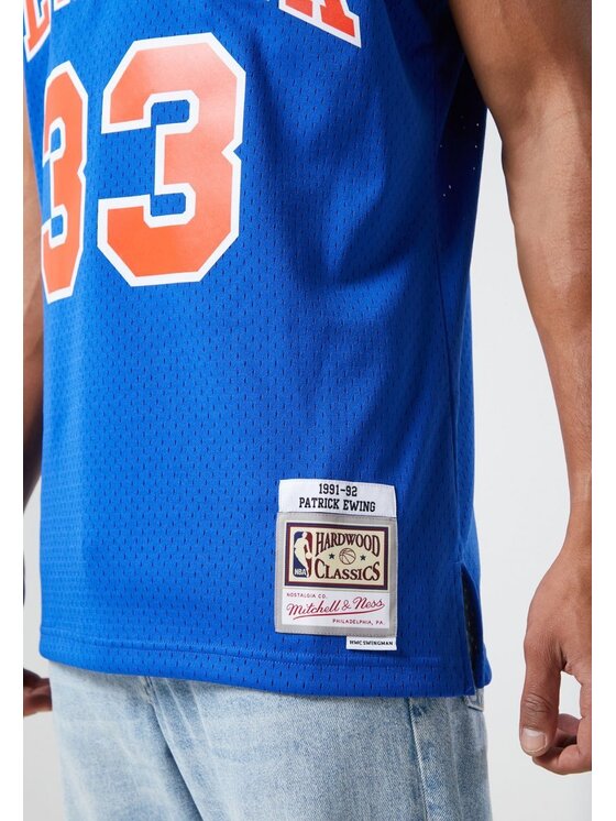 Mitchell & Ness Mitchell & Ness Tank top NBA SWINGMAN NEW YORK KNICKS PATRIC EWING Modrá Regular Fit