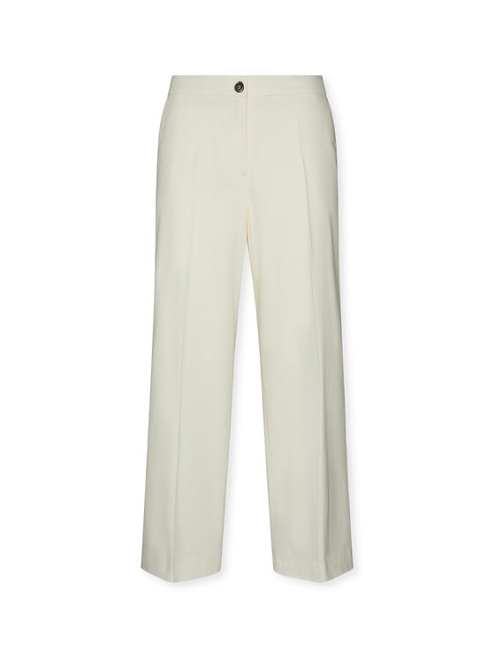 Elena Mirò Elena Mirò Spodnie materiałowe P020P000470N011 Biały Cropp Fit