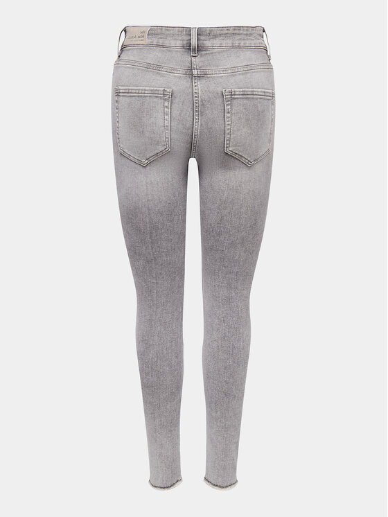 ONLY ONLY Jeansy 15279874 Szary Skinny Fit