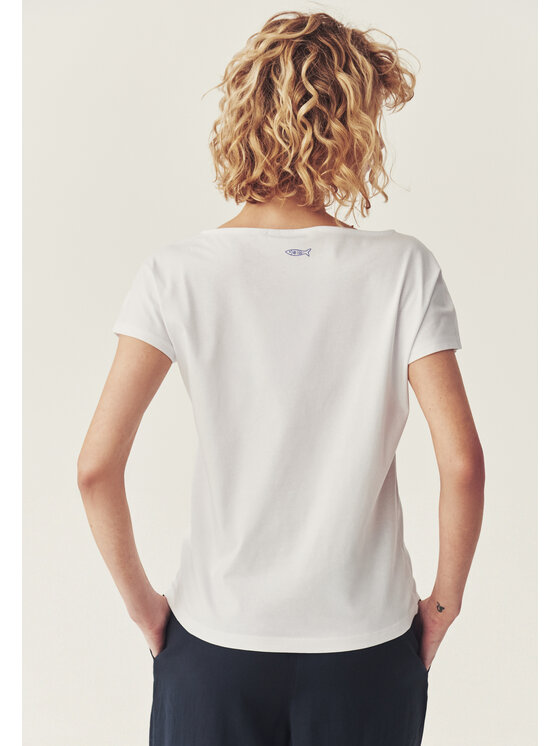 TATUUM TATUUM Tričko MANDENO Biela Classic Fit