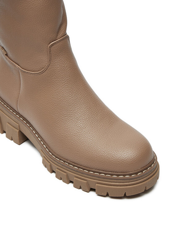 MEXX MEXX Čižmy vo vojenskom štýle MI001805143W Béžová