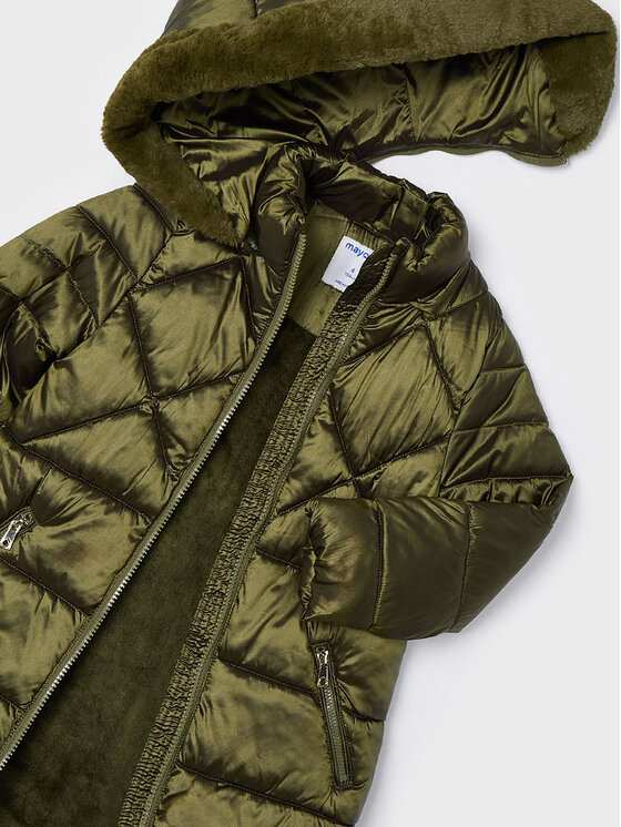 Mayoral Mayoral Kurtka zimowa 4.415 Khaki Regular Fit
