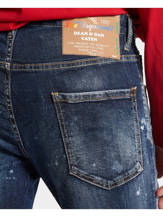 Dsquared2 Dsquared2 Jeansy S74LB1484 Niebieski Slim Fit
