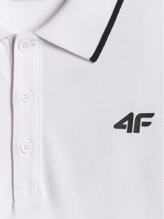 4F 4F Polo NOS Biały Regular Fit
