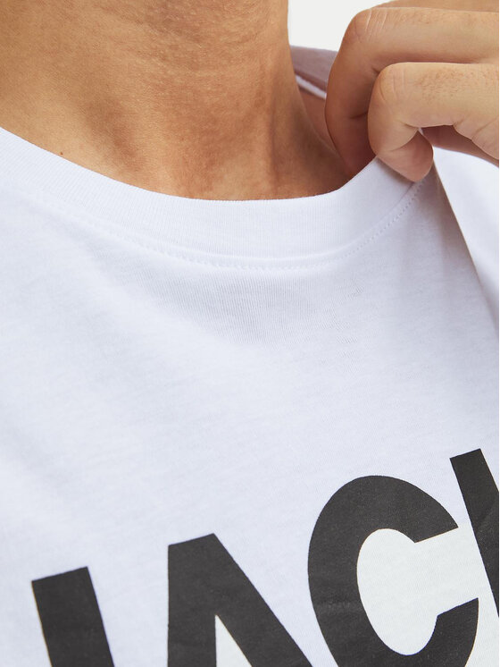 Jack&Jones Jack&Jones T-shirt Corp Logo 12151955 Bijela Standard Fit