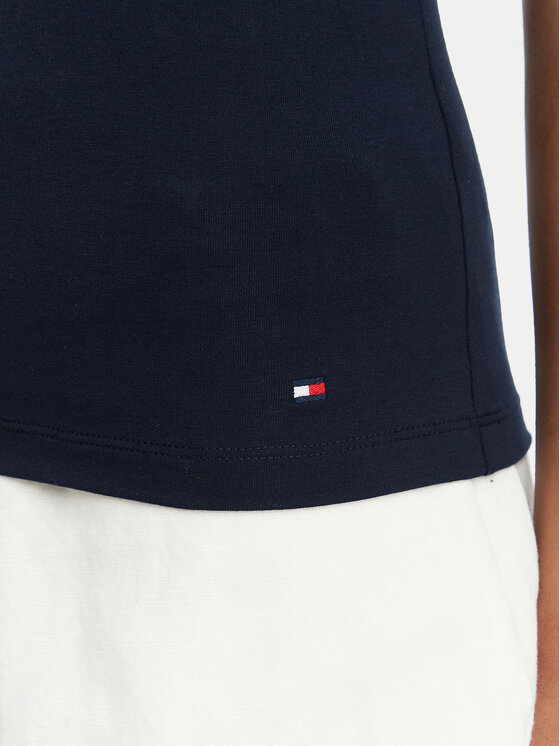 Tommy Hilfiger Tommy Hilfiger топ Classic WW0WW50947 Тъмносин Regular Fit