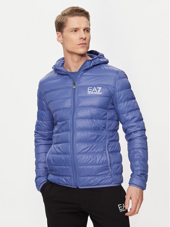EA7 Emporio Armani Vatovaná bunda 8NPB02 PN29Z 1557 Modrá Regular Fit