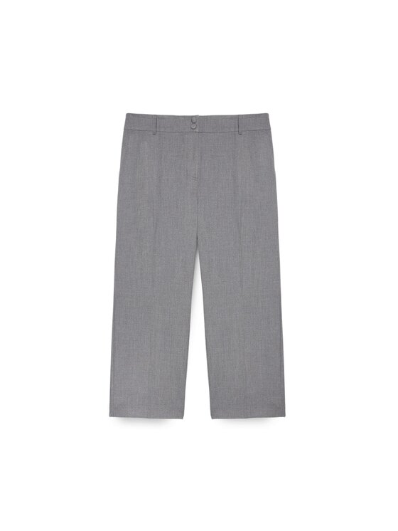 Fiorella Rubino Fiorella Rubino Pantaloni di tessuto P167T005230N0S3 Grigio Cropp Fit