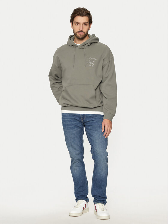 Only & Sons Only & Sons Суитшърт Aaron 22032544 Сив Oversize