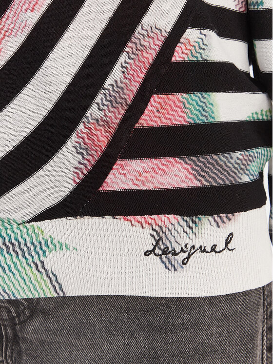 Desigual Desigual Pulover 26SWJF01 Colorat Regular Fit