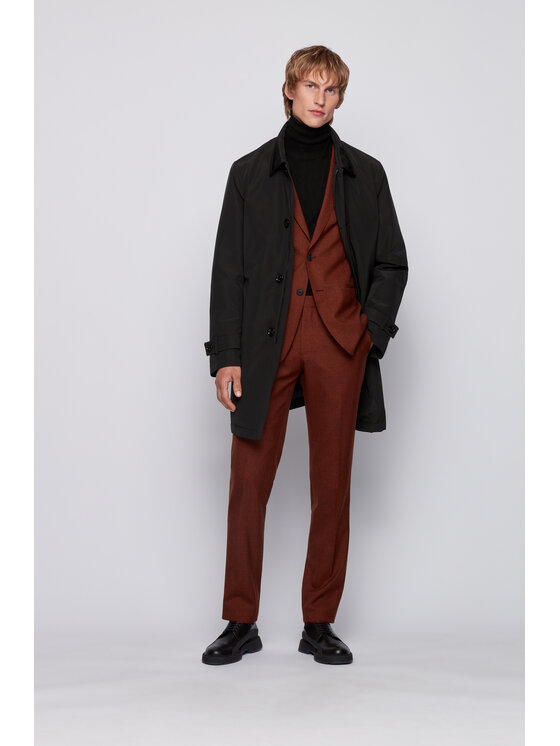 BOSS Boss Übergangsmantel Dain 4 50436691 Schwarz Regular Fit