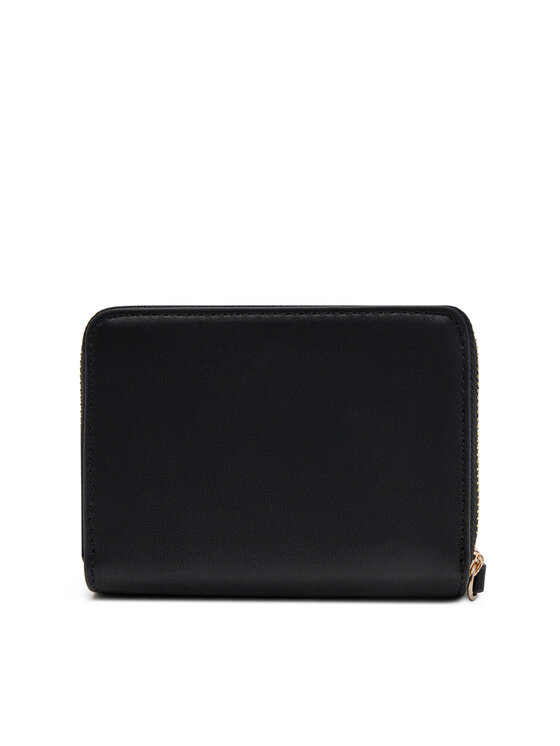 Tommy Hilfiger Tommy Hilfiger Portafoglio Th Logotape Med Za AW0AW17408 Nero