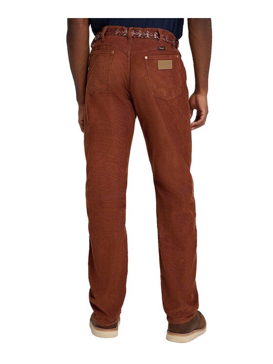 Wrangler Wrangler Spodnie materiałowe 112378541 Brązowy Straight Leg