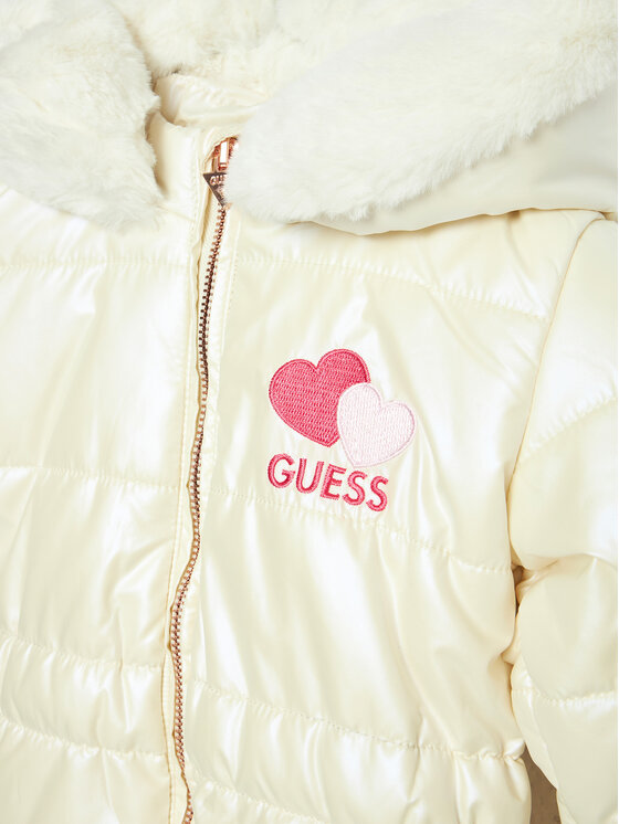 Guess Guess Žieminė striukė A4BL01 WGJC0 Smėlio Regular Fit
