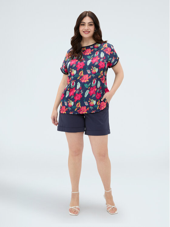 Fiorella Rubino Fiorella Rubino T-shirt M256L008536N0Z4 Blu Regular Fit