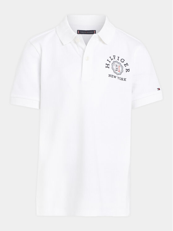 Tommy Hilfiger Tommy Hilfiger Polo Monotype KB0KB08801 Bijela Regular Fit