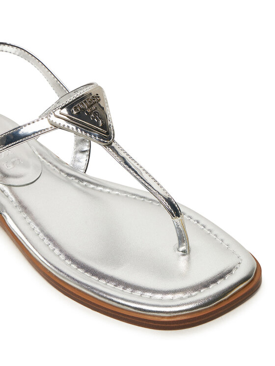 Guess Guess Sandale Rainey FLGRAY LEL21 Srebrna
