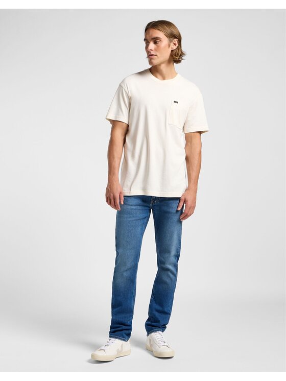 Lee Lee Jeansy 112363710 Niebieski Regular Fit