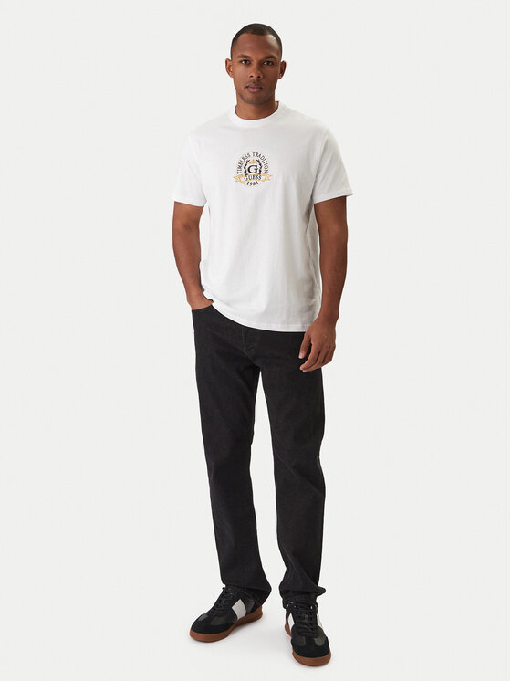 Guess Guess T-Shirt M6RI16 I3Z14 Biały Regular Fit