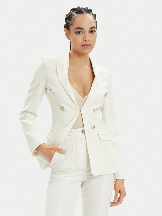 Marciano Guess Suknjič Martina 4GGN14 7158A Écru Blazer Fit