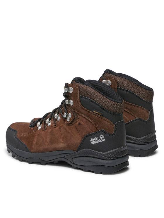 Jack Wolfskin Jack Wolfskin Trekkingi Refugio Texapore Mid M 4049841 Brązowy