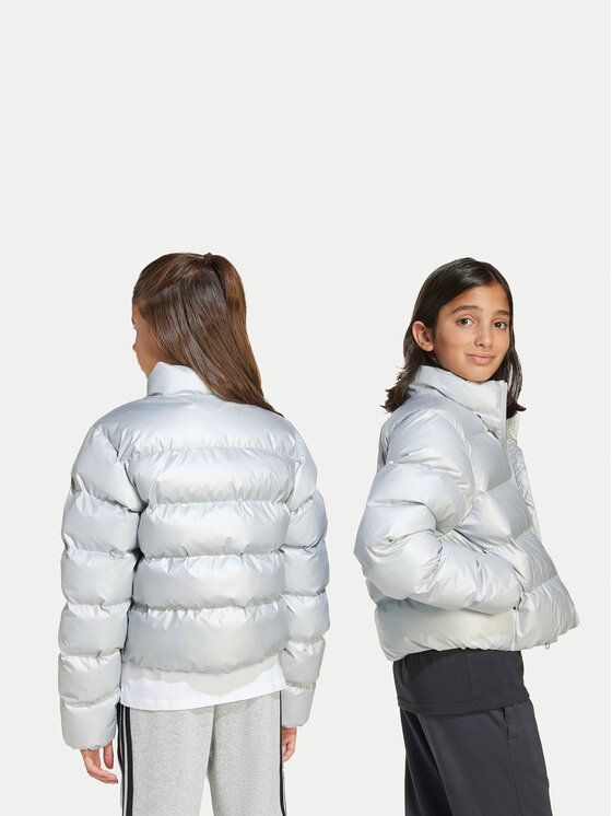 adidas adidas Zimska jakna Glam JM1670 Siva Regular Fit