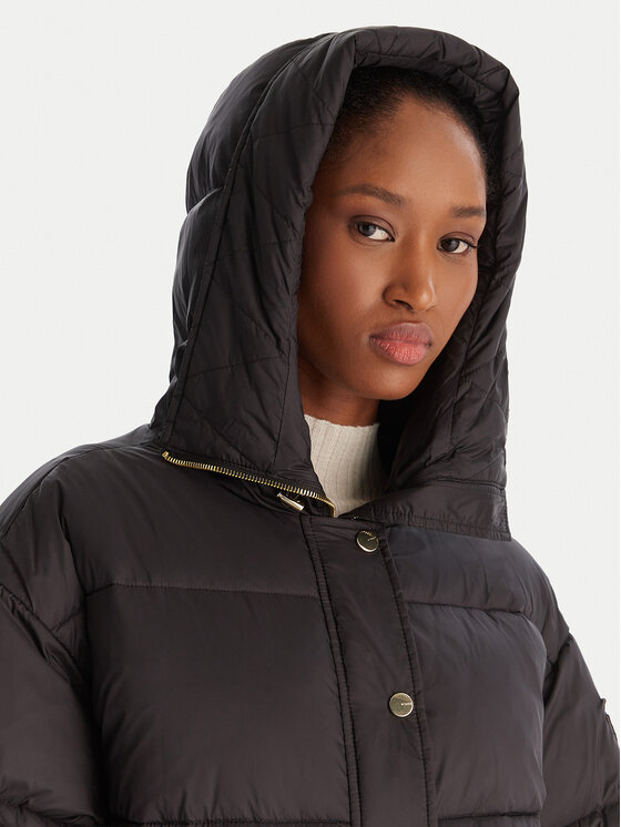 PINKO PINKO Naiste jope Imparso Imbottito 105656 A2TF Must Regular Fit