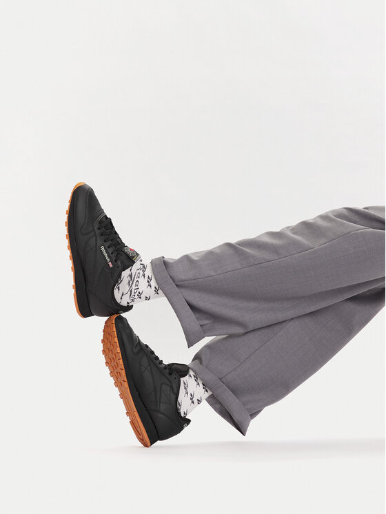 Reebok Reebok Сникърси EO-CLASSIC LEATHER 100008493 Черен