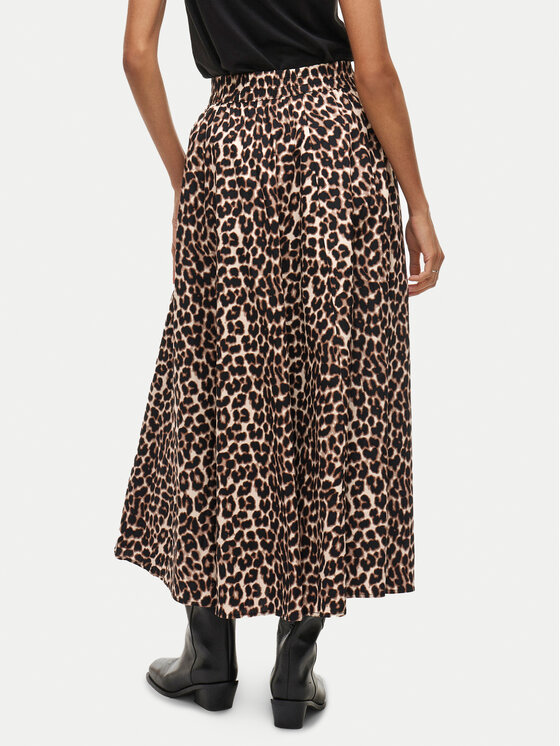 Vila Vila Maxi suknja Valencia 14106880 Smeđa Regular Fit