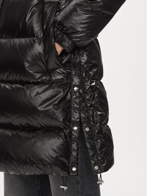 Woolrich Woolrich Geacă din puf Aliquippa Long CFWWOU0926FRUT3085 Negru Regular Fit