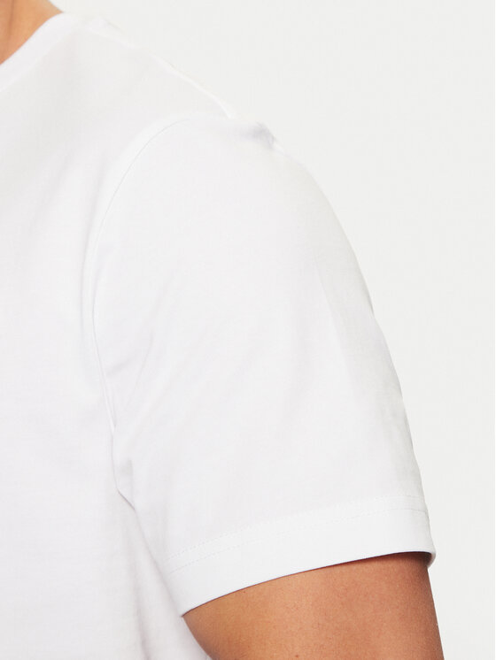 Tommy Hilfiger Tommy Hilfiger T-Shirt MW0MW38076 Biały Regular Fit