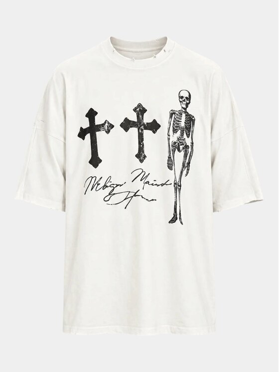 MADE BY SOCIETY MADE BY SOCIETY T-Shirt Inner - T17458 Biały Basic Fit