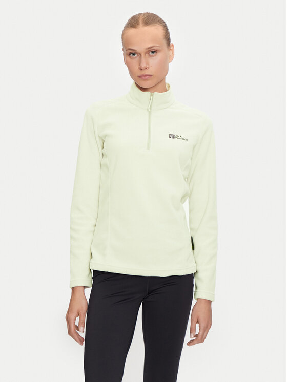 Jack Wolfskin Fleecová mikina Taunus 1709532 Béžová Regular Fit
