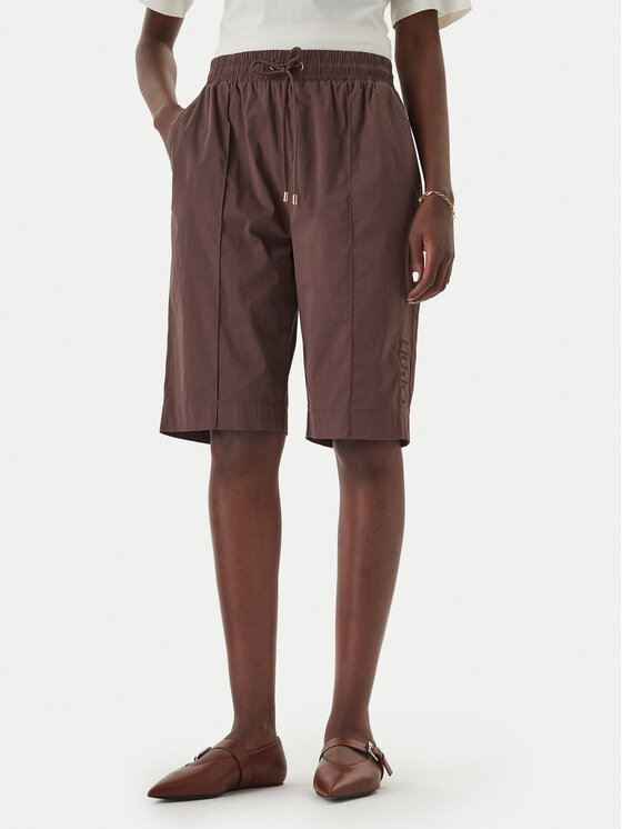 Liu Jo Sport Liu Jo Sport Sportiniai šortai TA6289 T416A Ruda Relaxed Fit