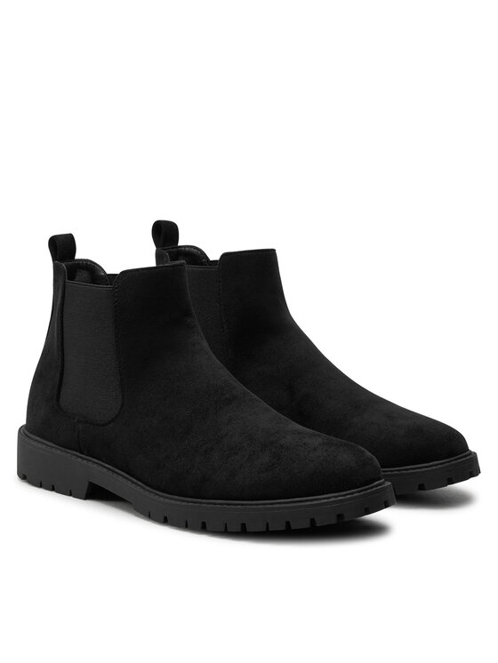 Pierre Cardin Pierre Cardin Kotníková obuv s elastickým prvkem 4715 Černá