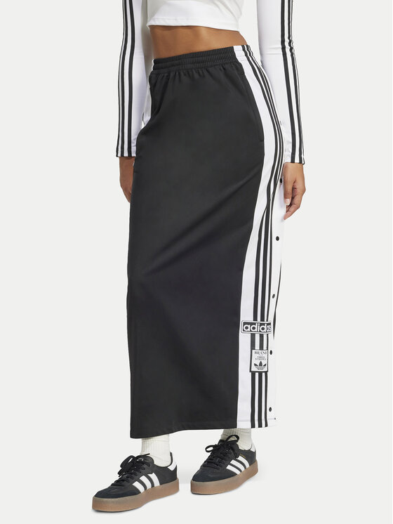 adidas adidas Fustă maxi adicolor Adibreak JD0923 Negru Loose Fit