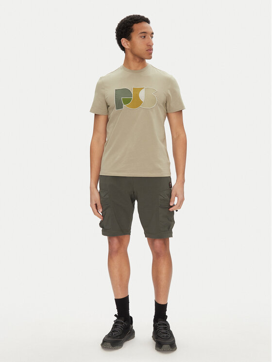 Parajumpers Parajumpers T-Shirt Leland 25SMPMTSGT09 Beżowy Regular Fit