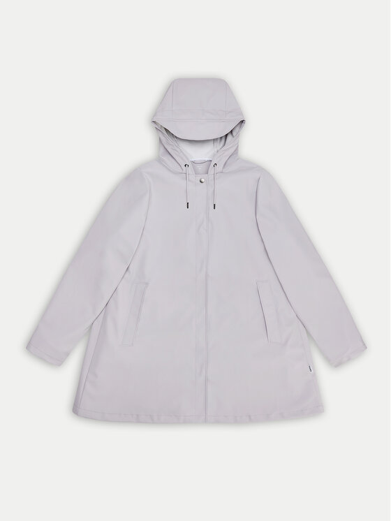 Rains Rains Giacca impermeabile A-line W Jacket W3 18050 Grigio Regular Fit