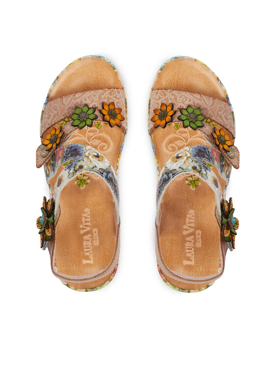 Laura Vita Laura Vita Босоніжки Facdiao 11 Бежевий