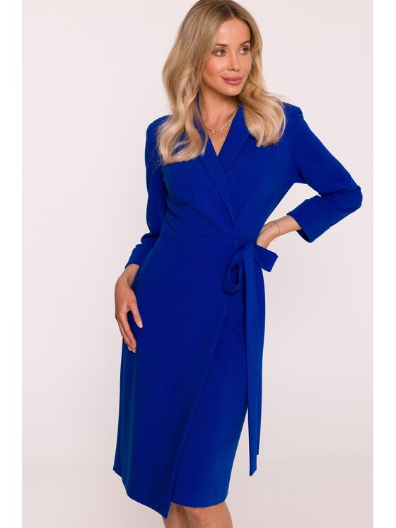 Stylove Stylove Sukienka wieczorowa S415 Niebieski A-Line Fit