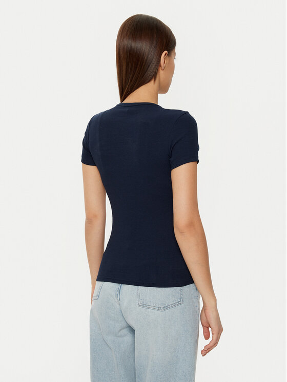 Tommy Jeans Tommy Jeans T-Shirt DW0DW20463 Dunkelblau Slim Fit