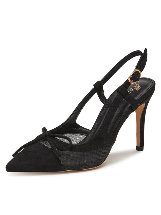 DeeZee DeeZee Pantofi cu toc subțire AU-8268-10 Negru